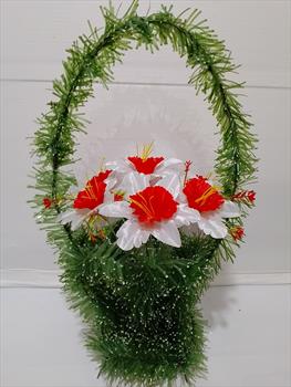Корзина с нарциссами К141