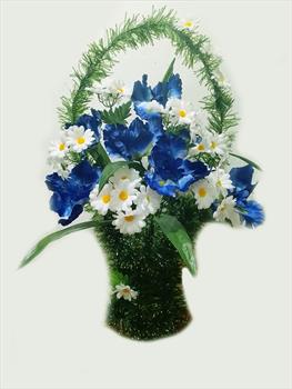 Корзина с ирисами К151