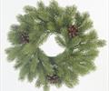 Венок еловый с шишками В06
