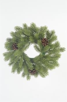 Венок еловый с шишками В06