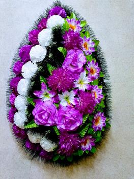 Венок ритуальный В405