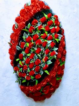 Венок ритуальный В412