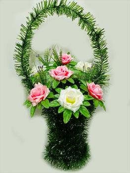 Корзина с розами К241
