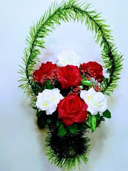 Корзина с розами К390