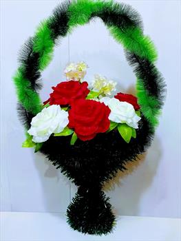 Корзина с розами К399