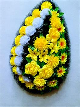 Венок ритуальный В401